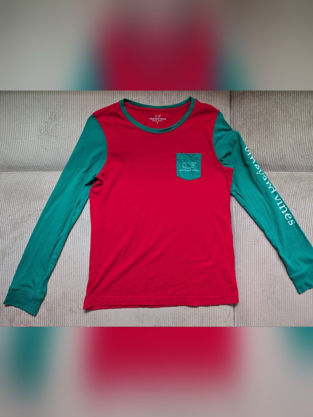 Vineyard Vines Christmas Long-Sleeve Tee